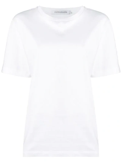 Ck Jeans Logo Short-sleeve T-shirt - White