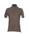 Drumohr Polo Shirt In Cocoa