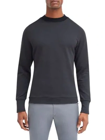 Efm-engineered For Motion Memory Raglan-sleeve Sweatshirt In Black