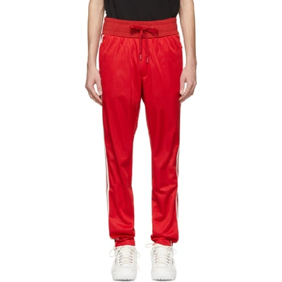 Dolce & Gabbana Red Crown Lounge Pants