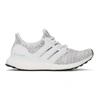 Adidas Originals Women's Ultraboost Knit Lace Up Sneakers In White/ Non-dyed