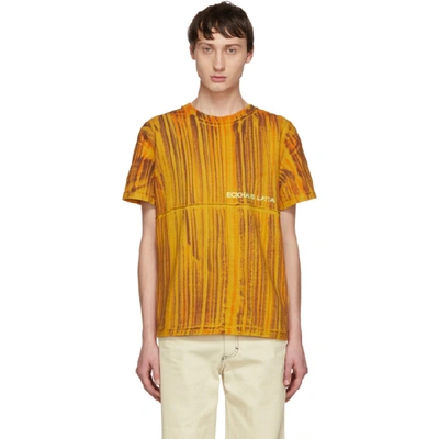 Eckhaus Latta Orange Dyed Lapped T-shirt
