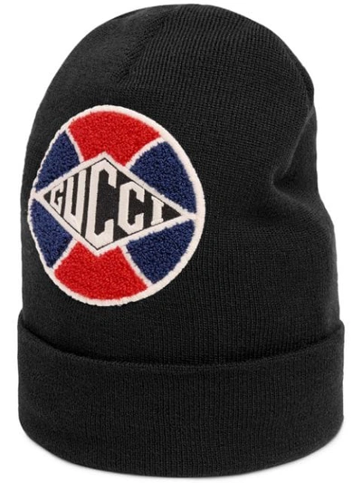 Gucci Hat With  Game Baseball Patch In Black