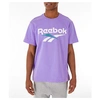 Reebok Men's Classics Vector T-shirt, Purple