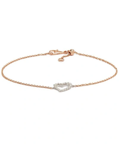 Annoushka 18ct Bi-gold Love Diamonds Heart Bracelet