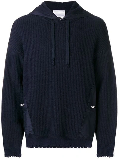 Closed X F. Girbaud Hooded Jumper In Blue