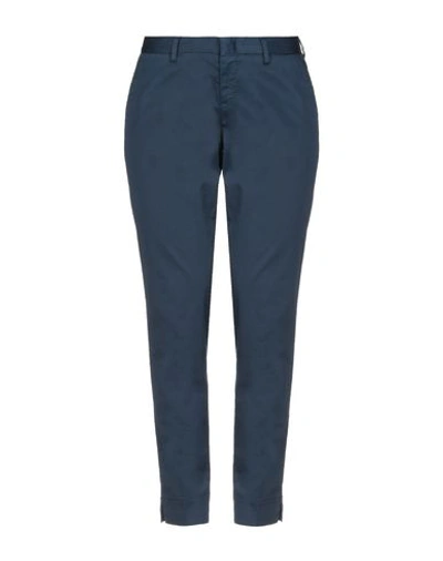 Pt0w Casual Pants In Blue