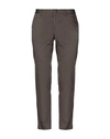 Pt0w Casual Pants In Dark Brown