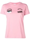 Chiara Ferragni Flirting Cotton T-shirt In Pink