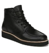 Vince Finley Platform Boot With Genuine Shearling Lining In Black San Remo Leather