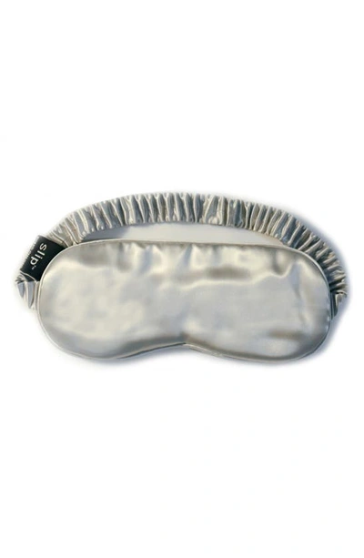 Slip Silk Sleep Mask (various Colours) In Silver