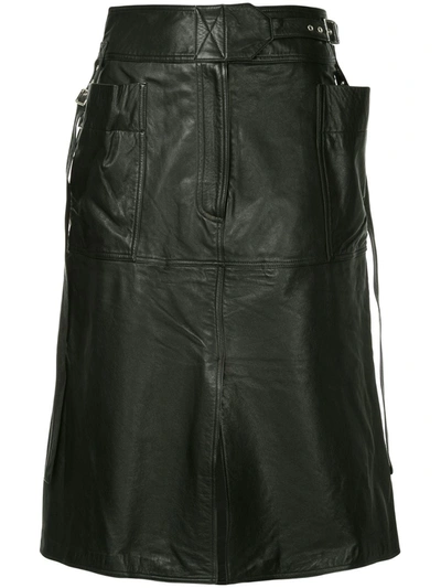 Ambush A-line Skirt In Black