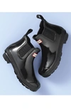 Hunter Original Gloss Waterproof Chelsea Boot In Gull Gray