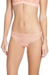 Madewell Lace Tanga In Light Blossom