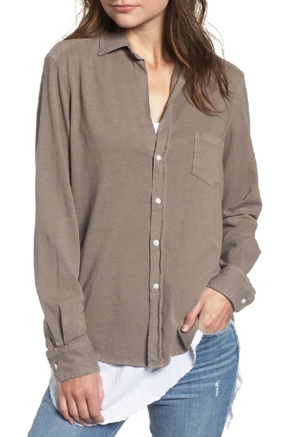 Frank & Eileen Tee Lab Knit Button Down Shirt In Earthy