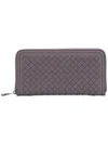 Bottega Veneta Zip Around Wallet In Brown