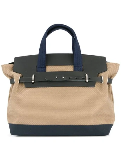 Cabas Tripper Tote Bag In Neutrals