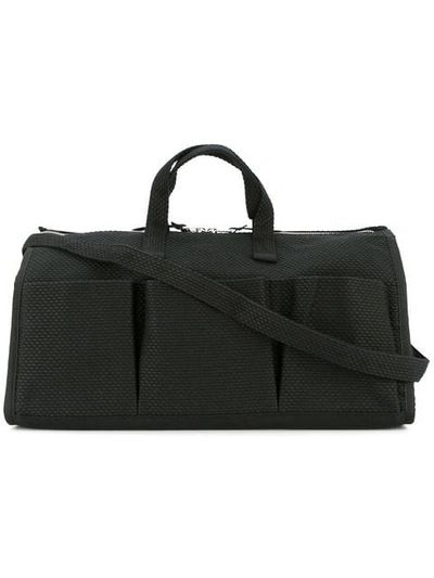 Cabas Multi-pocket Tote Bag In Black