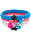 Marc Jacobs Mj Charms Bracelet Set - Pink