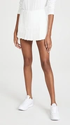 Tory Sport Pleated Stretch-jersey Tennis Skirt In Snow White