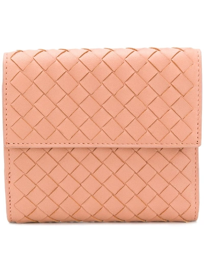 Bottega Veneta Dahlia Wallet - Pink