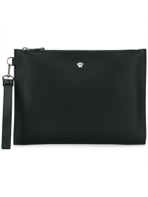 Versace Medusa Clutch Bag In Black | ModeSens