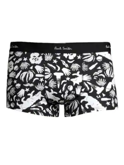 Paul Smith Black & White Print Trunks