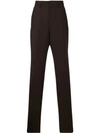 E. Tautz Pleated Terry Trousers - Brown