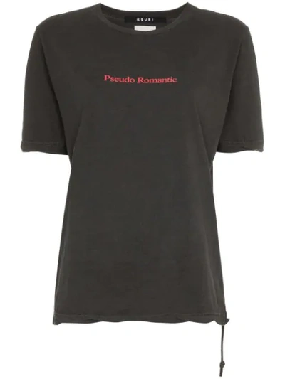 Ksubi Pseudo Romantic Printed Cotton-jersey T-shirt In Black