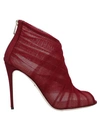 Dolce & Gabbana Ankle Boot In Red