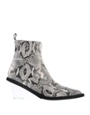 Mm6 Maison Margiela Ankle Boots In Light Grey