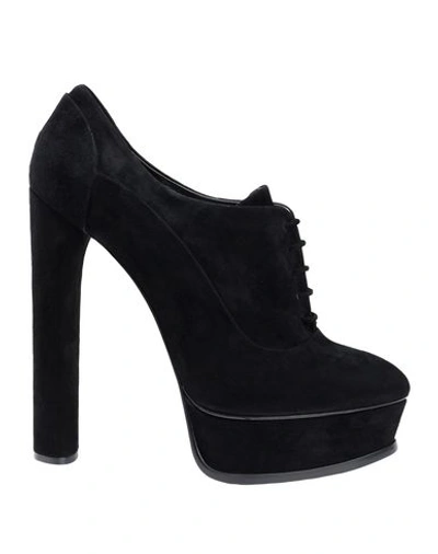 Casadei Laced Shoes In Black