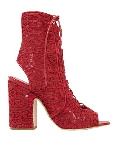 Laurence Dacade Ankle Boot In Red