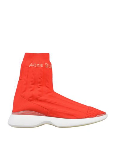 Acne Studios Sneakers In Red