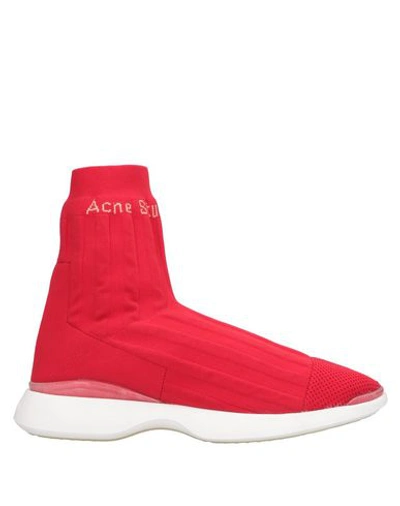 Acne Studios Sneakers In Red