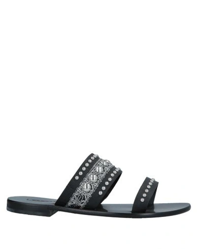 Nanni Sandals In Black