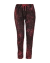 Happiness Casual Pants In Maroon