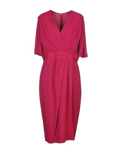 Giambattista Valli Knee-length Dress In Fuchsia