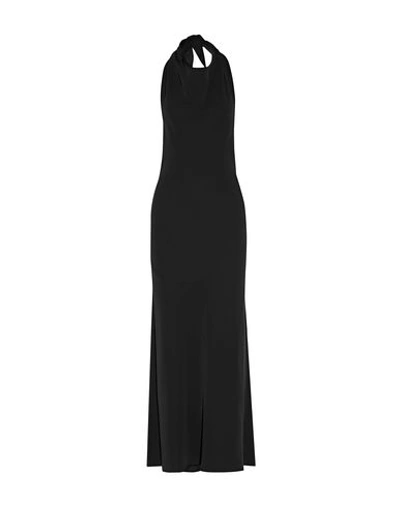The Row Long Dress In Black