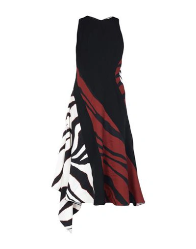 Roberto Cavalli Midi Dress In Black