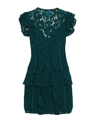 Marissa Webb Short Dress In Deep Jade