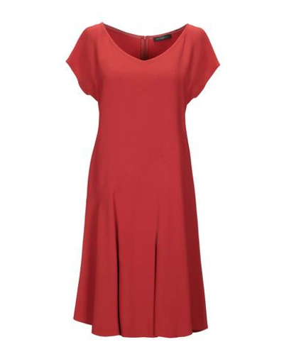 Antonelli 短款连衣裙 In Red
