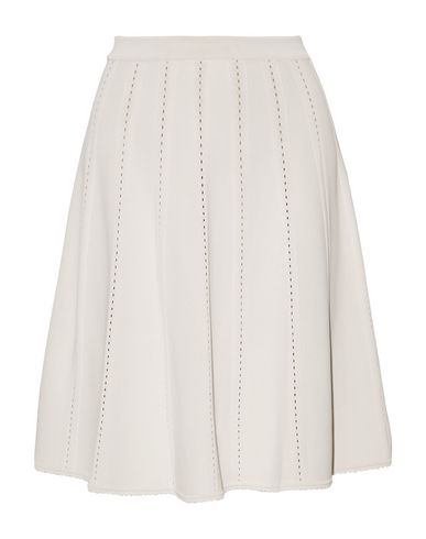 Elie Saab Knee Length Skirt In White | ModeSens