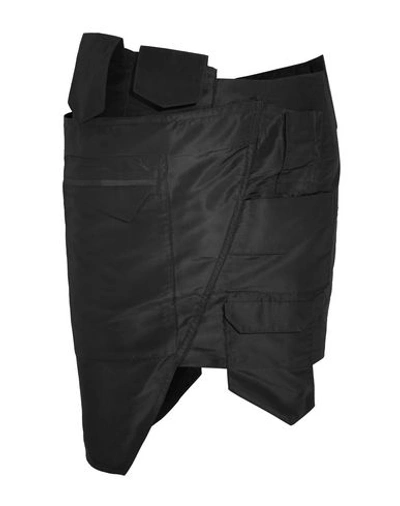 Ronald Van Der Kemp Knee Length Skirt In Black