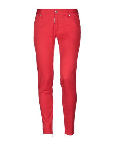 Dsquared2 Pants In Red