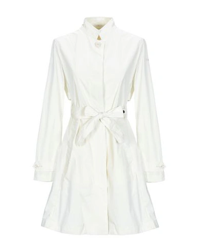 Add Belted Coats In Ivory
