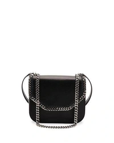 Stella Mccartney Falabella Box Mini Shoulder Bag In Black