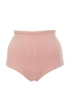 Verde Limon Banes High Waisted Bikini Bottoms In Pink