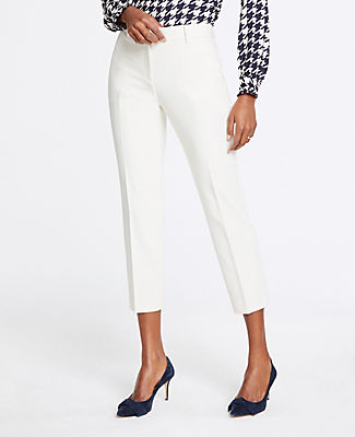 ann taylor winter white pants