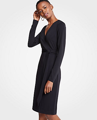 Ann Taylor Petite Matte Jersey Wrap 